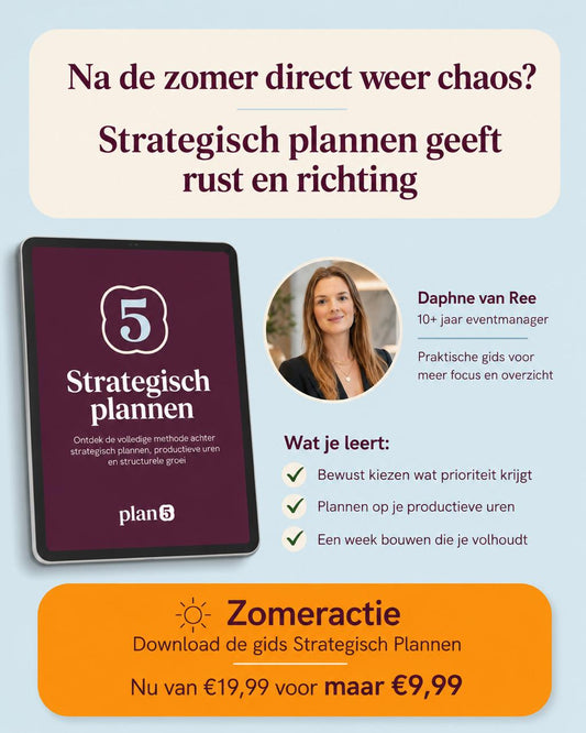 Plan5 Digitale Gids - Strategisch Plannen